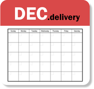www.dec.delivery, pre-ordered for delivery in December, a corporate monthly domain name for a global, corporate spreadsheet delivery schedule for sale via the NextWorkingDay™ portfolio